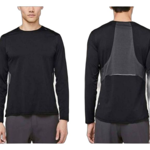 lululemon athletica Other - Lululemon Fast &  Free Reflective Long Sleeve *Black/Obsidian